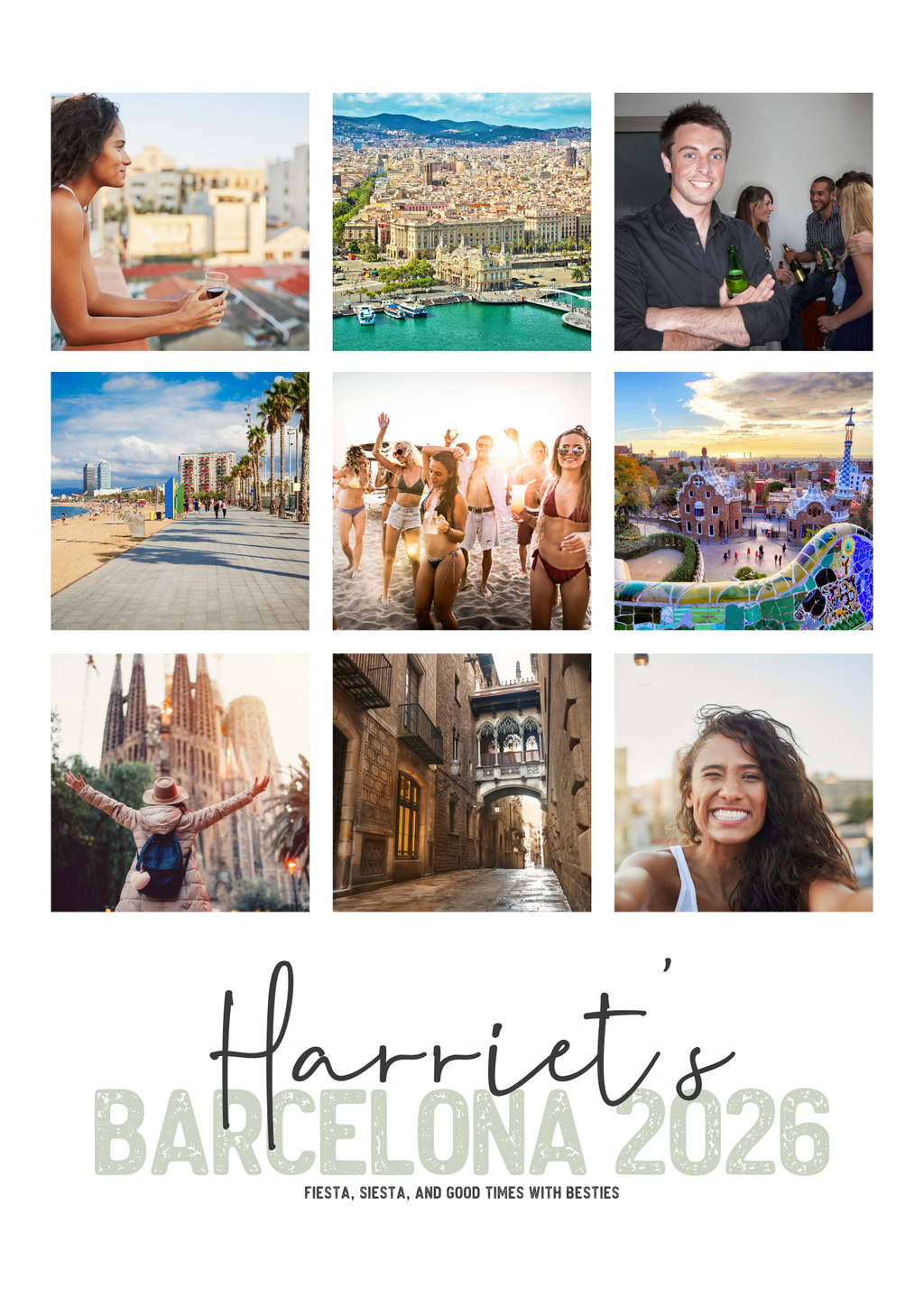 Summer Escapes 9-Photo A3 Professional Print