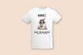 A white White Angel with Pink Hat, Halloween Tee is displayed flat, featuring a ghost-like angel with a pink witch hat and.